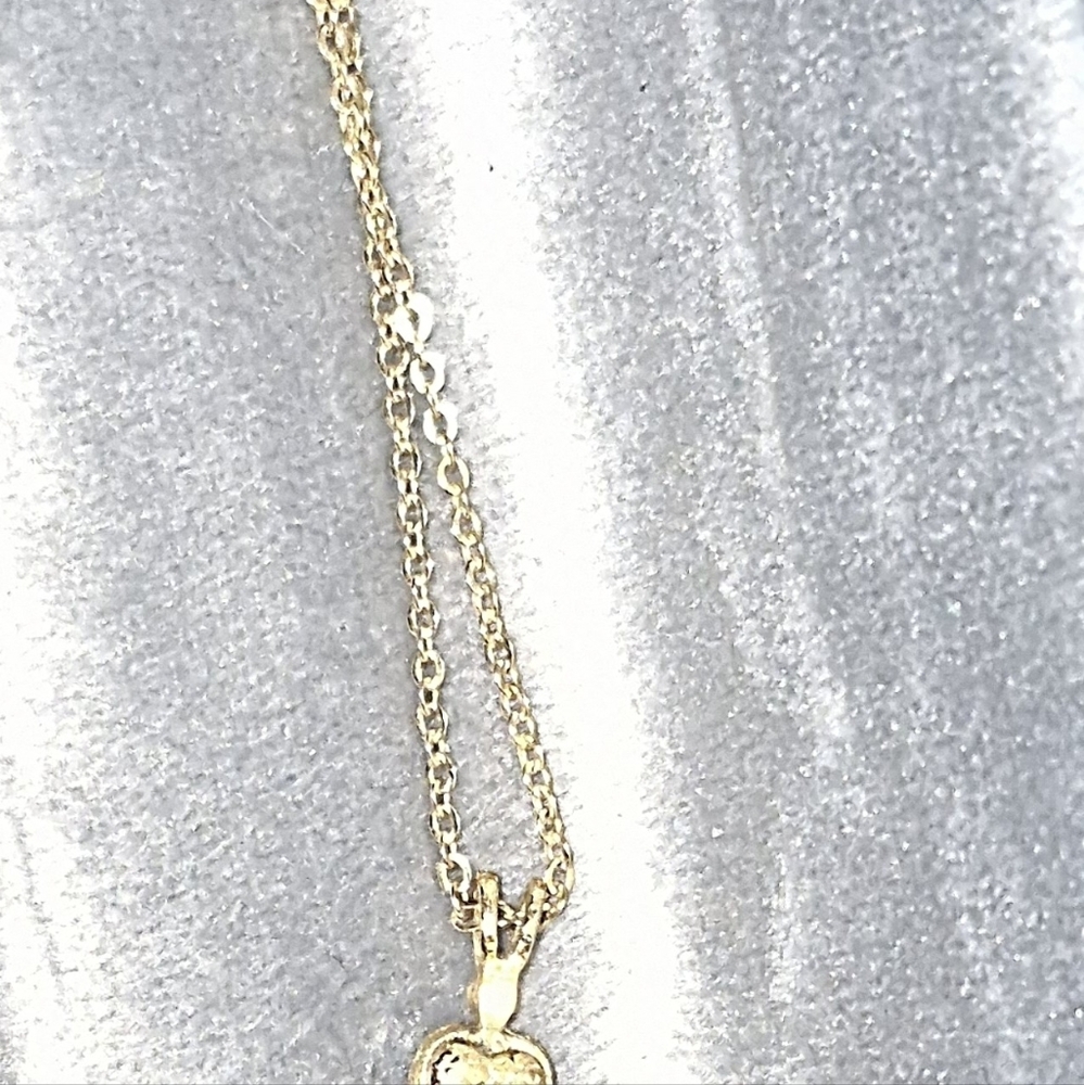 1928 VINTAGE INSPIRED PETITE HEART NECKLACE - Picture 4 of 6